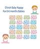 Chirsh Hosiery Cotton Cloth Nappies Pack of 20 - Multicolor