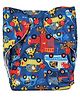Adore 5 Layered Charcoal Insert Adjustable Cloth Diaper Vehicle Print - Multicolor