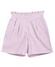 Allen Solly Juniors Mid Thigh Striped Shorts - Purple