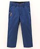 Allen Solly Juniors Full Length Solid Color Trouser - Blue