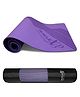 Musclexp Yoga mat for Women and Men with Cover Bag High Quality Eva 6mm, 800g Extra Thick Exercise mat  - Purple
