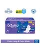 Stayfree Dry Max All Night Ultra Dry Napkins Extra Large - 42 Pieces