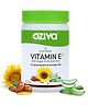 Oziva Plant Based Vitamin E, with Sunflower, Aloe Vera & Argan Oil for Face & Skin Glow - 30 Capsules