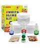 SNEKI DIY Transparent Crystal Scented Slimy Slime Gel Jelly Set Kit Pack of 3 - Multicolour