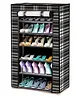 Fiddlerz Monochrome Pattern Multipurpose ShoeRack with 6 Shelves - Multicolour