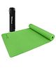 Strauss EVA Yoga Mat with Carry Bag | Non-Slip Exercise Mat for Home & Gym | Eco-Friendly, Lightweight & Durable Workout Mat | Ideal for Yoga, Pilates, Fitness | Ideal for Men & Women,6mm,(Green)