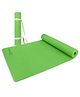 Strauss Anti Skid EVA Yoga Mat with Carry Strap 6 mm - Green