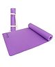 Strauss Anti Skid TPE Yoga Mat With Carry Strap 4 mm - Purple