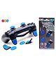 TMG Controller Analog FPS Extenders PS4 Thumbstick L2 R2 Trigger Extended Button Thumb Grips for PS4 Controller - Blue