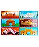 WISSEN Numbers Monuments Jigsaw Strip Puzzle Multicolor - 60 Pieces