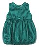 ShopperTree Solid Stone Embellished Detail Party Dress - Green