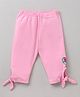 Vitamins Ankle Length Leggings Patch Printed - Soft Pink