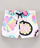 Vitamins Cotton All Over Printed Shorts - White