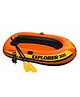 Intex Explorer 300 Inflatable Boat Set with Mini Air Pump - Orange
