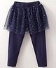 Kookie Kids Full Length Skeggings Sequin Embellished - Blue