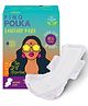 PINQ Polka Premium Organic Soft Ultra Thin Sanitary Pads Regular Size - 10 Pieces