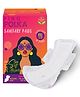 PINQ Polka Premium Organic Soft Cotton Feel Rash Free Ultra Thin Sanitary Pads XXL Size - 10 Pieces