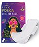 PINQ Polka Premium Organic Soft Cotton Feel Rash Free Ultra Thin Sanitary Pads XXXL Size - 10 Pieces