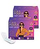 PINQ Ultra Thin Organic Cotton Panty Liners With Disposable Pouch Pack of 2 - 50 Pieces