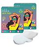PINQ Organic Cotton Ultra Thin Disposable Underarm Sweat Pads Pack of 2 - 28 Pieces