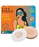 PINQ Organic Cotton Non Woven Disposable Nipple Cover Pasties Round Shape - Pack of 10