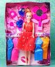 KV Impex Fashion Doll with Accessories Red - Height 27 cm