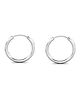 Dhruvs Collection 925 Pure Silver Plain Earrings - Silver 