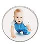 Dhruvs Collection BIS Hallmarked 999 Pure Silver Coin With Baby Boy Print - 20 gm