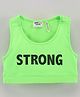 Koton Sleeveless Tank Top Text Print - Neon Yellow
