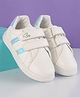 Babyoye Casual Shoes  With Dual Velcro Closure - White