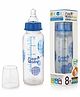 Beebaby Basic Slim Neck Anti Colic Feeding Bottle Blue - 250 ml