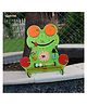 Toyshine Wooden The Flippy Busy Board With 10 Busy Activities - Green
