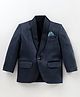 Robo Fry Full Sleeves Solid Color Blazer - Blue