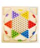 Trinkets & More Chinese Checker Board & Ludo 2 in 1 Wooden Classic Board Game - Multicolour