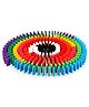 Trinkets & More 12 Colours Wooden Dominoes Blocks Set  Multicolour - 240 Pieces