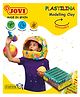 JOVI Plastilina Non Drying Modelling Clay Pack Of 6 Bars Light Green - 50 gm each