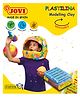 JOVI Plastilina Non Drying Modelling Clay Pack Of 6 Bars Light Blue - 50 gm each