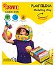 JOVI Plastilina Modelling Clay Non-Drying Pack Of 6 Bars Multicolour - 50 gm each