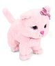 Keel Glitter Gems Kitten Soft Toy Peach - Height 25 cm