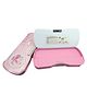 Wishkey Multipurpose Dual Cool Shiny Magnetic Pencil Box with 2 Compartments & Inbuilt Sharpener - Pink