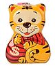 Wishkey Cartoon Tiger Shaped Metal Piggy Bank - Multicolor