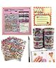 FunBlast DIY Art and Craft Scrapbook Stationery Set - Multicolour