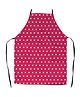 Right Gifting Satin Apron For Kids With Centre Pocket & Adjustable Waist/Painting/Cooking - Green