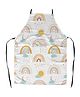 Right Gifting Satin Apron For Kids With Adjustable Waist & Centre Pocket - Multicolor