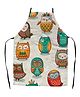 Right Gifting Satin Apron For Kids With Centre Pocket & Adjustable Waist - Multicolor