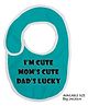 Right Gifting Digital Printed Velcro Closure Bibs - Green