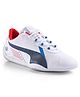 PUMA BMW MMS R-Cat Machina Jr Casual Shoes Logo Print & Applique - White & Blue