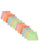 MomToBe Set Of 12 Colorful Nappies - Multicolor