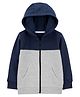 Carter's Zip-Up Warm Fleece Hoodie - Navy