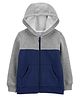 Carter's Zip-Up Warm Fleece Hoodie - Heather